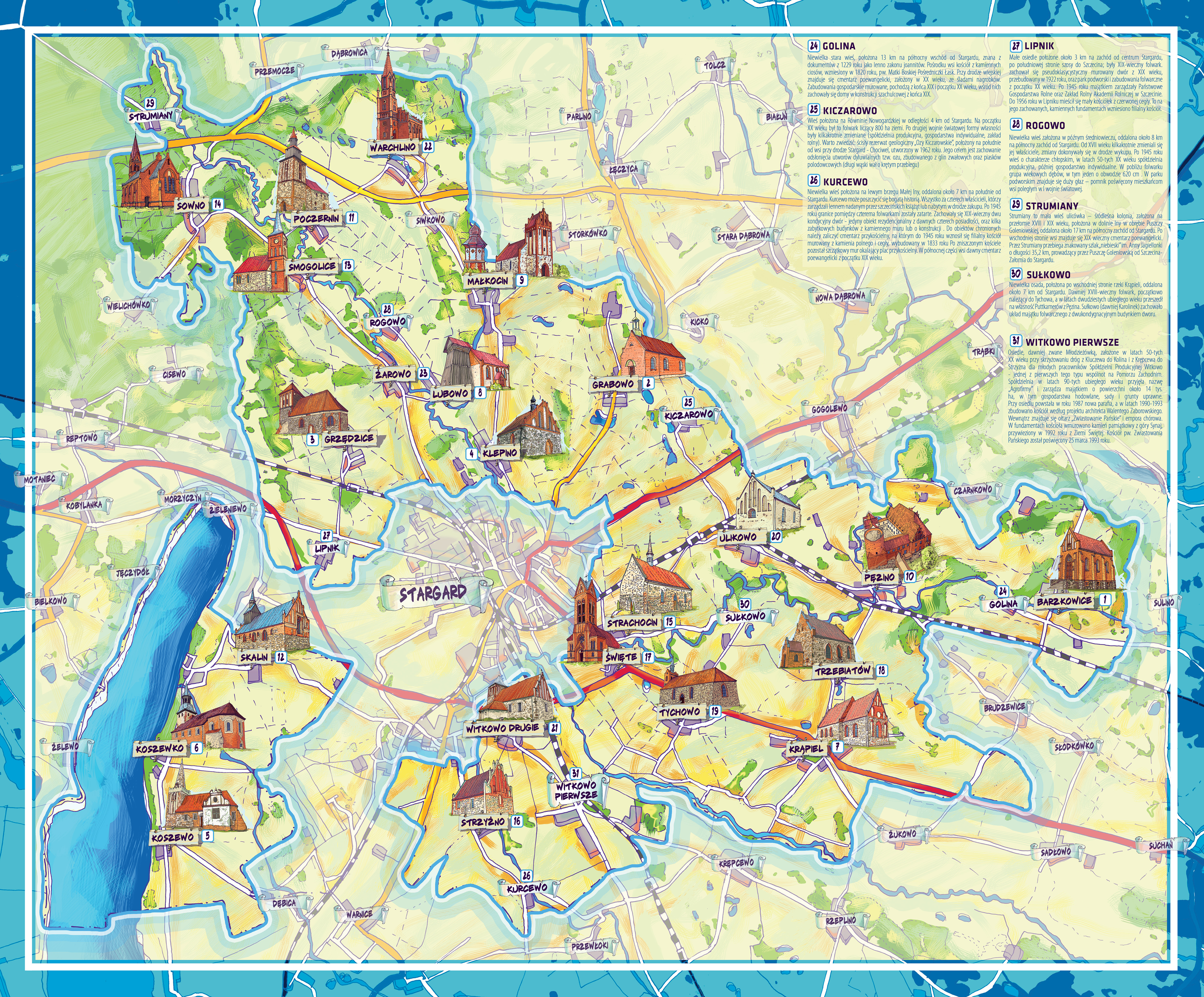 mapa zabytków gminy